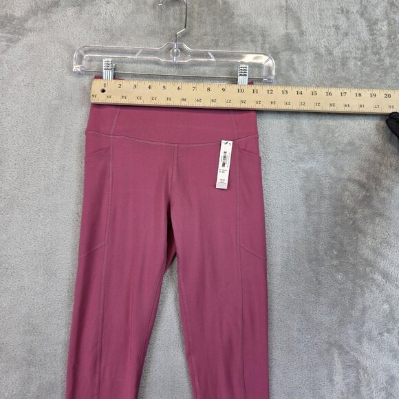 Victoria's Secret Sport Leggings Womens XS Short Mauve Essential 7/8 Pockets - Picture 3 of 13